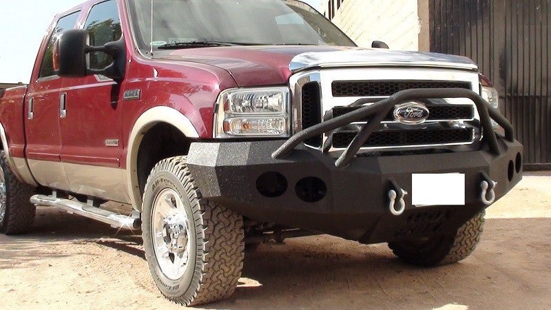 2005-2007 Ford F250/F350 Front Bumper - Iron Bull BumpersFRONT IRON BUMPER