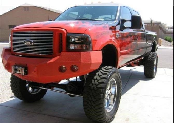 2005-2007 Ford F250/F350 Front Bumper - Iron Bull BumpersFRONT IRON BUMPER