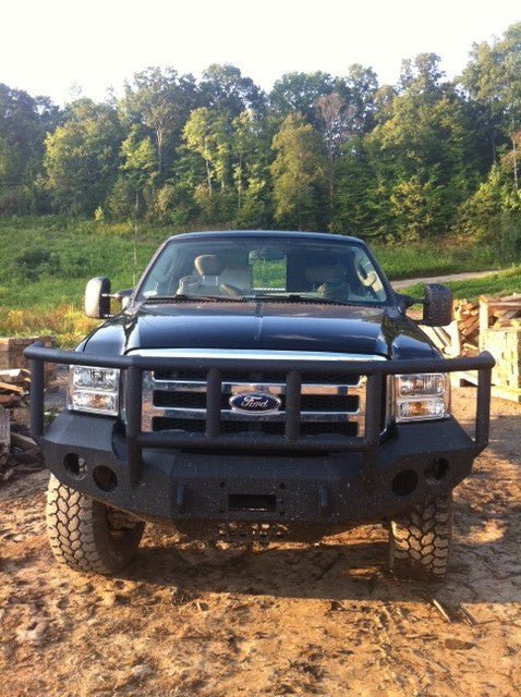 2005-2007 Ford F250/F350 Front Bumper - Iron Bull BumpersFRONT IRON BUMPER