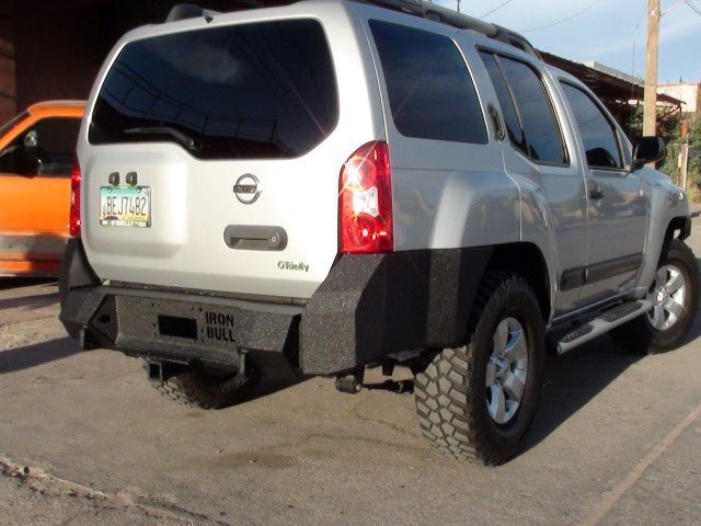 X4-COAP Rear Steel Bumper Face Bar – Fits Nissan Xterra 2000-2004 – Dark Gray – H50107Z000 Replacement