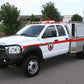 2006-2009 Dodge 4500/5500 Front Bumper With Fender Flare Adapters - Iron Bull BumpersFRONT IRON BUMPER