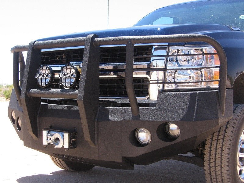 2007-2010 Chevrolet Silverado 2500/3500 Front Bumper - Iron Bull BumpersFRONT IRON BUMPER