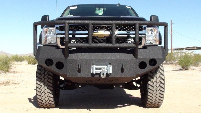 2007-2010 Chevrolet Silverado 2500/3500 Front Bumper - Iron Bull BumpersFRONT IRON BUMPER