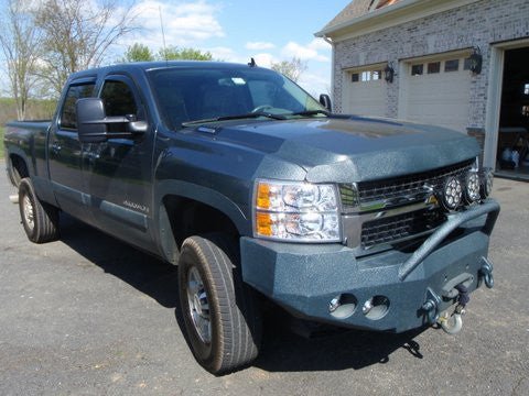 2007-2010 Chevrolet Silverado 2500/3500 Front Bumper - Iron Bull BumpersFRONT IRON BUMPER