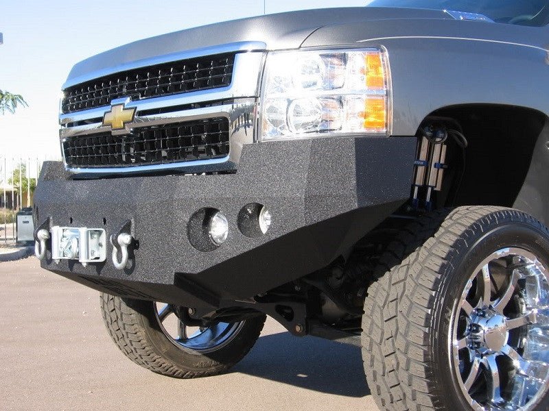 2007-2010 Chevrolet Silverado 2500/3500 Front Bumper - Iron Bull BumpersFRONT IRON BUMPER