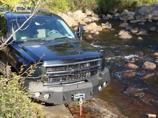 2007-2010 Chevrolet Silverado 2500/3500 Front Bumper - Iron Bull BumpersFRONT IRON BUMPER