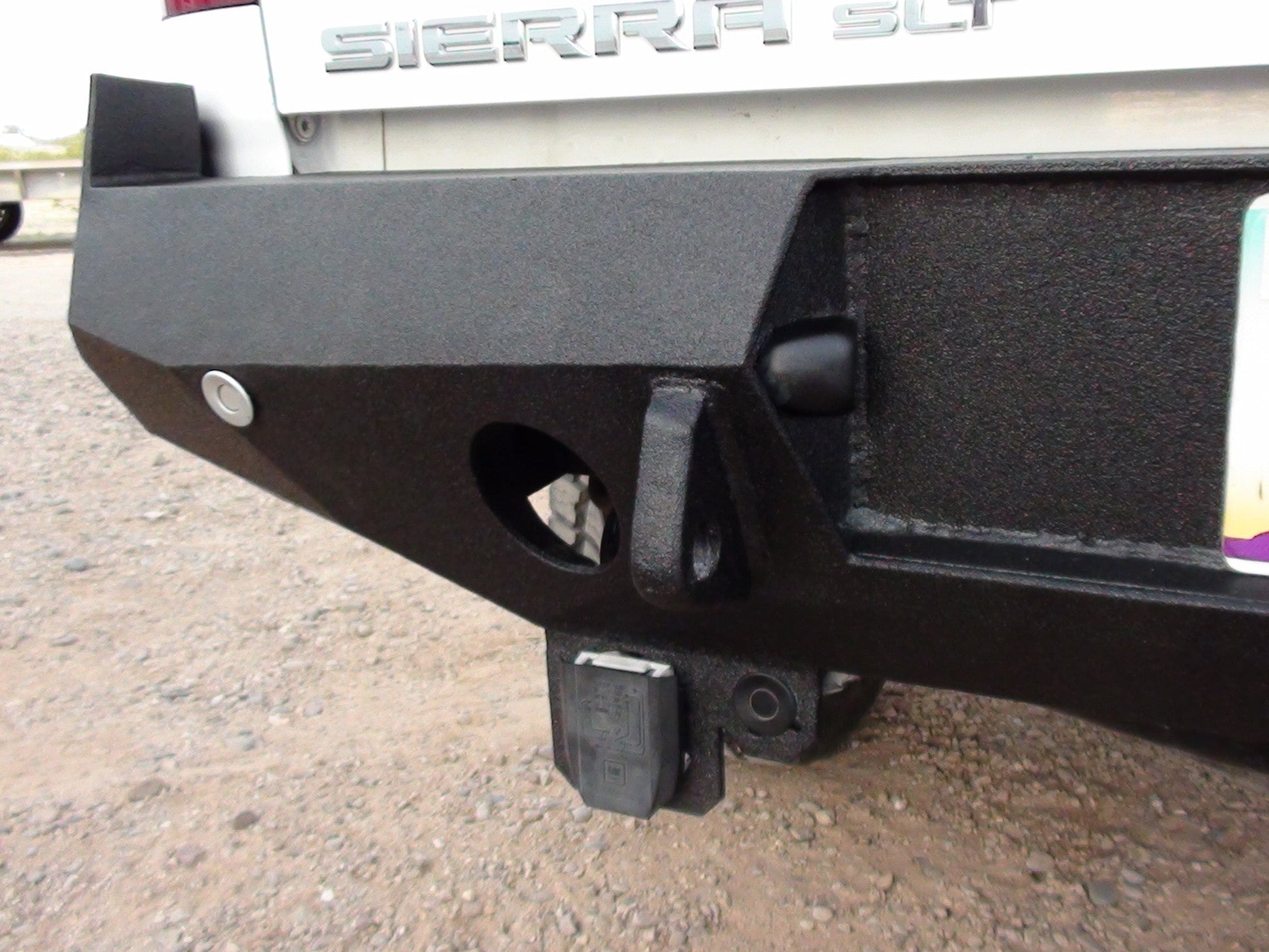 2007-2013 GMC Sierra 1500 Rear Bumper | Parking Sensor Cutouts Available - Iron Bull BumpersREAR IRON BUMPER
