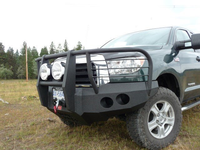 2007-2013 Toyota Tundra Front Bumper | Parking Sensor Cutouts Available - Iron Bull BumpersFRONT IRON BUMPER