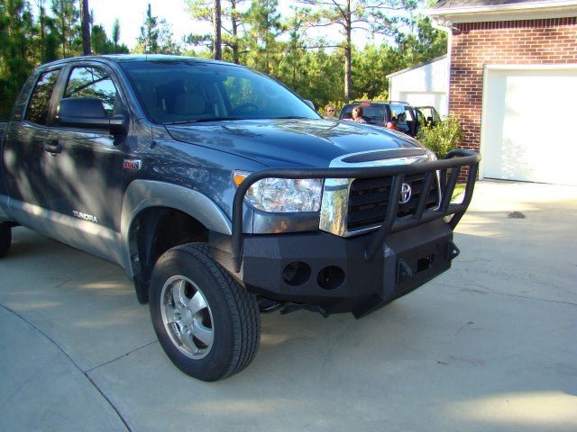 2007-2013 Toyota Tundra Front Bumper | Parking Sensor Cutouts Available - Iron Bull BumpersFRONT IRON BUMPER