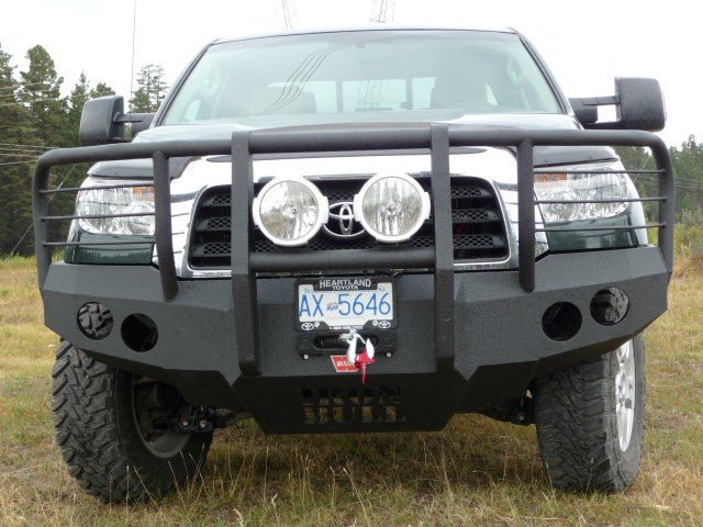 2007-2013 Toyota Tundra Front Bumper | Parking Sensor Cutouts Available - Iron Bull BumpersFRONT IRON BUMPER