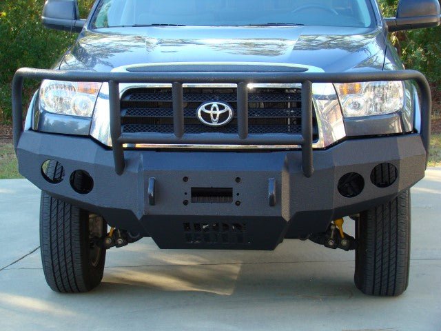 2007-2013 Toyota Tundra Front Bumper | Parking Sensor Cutouts Available - Iron Bull BumpersFRONT IRON BUMPER