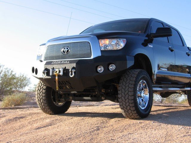 2007-2013 Toyota Tundra Front Bumper | Parking Sensor Cutouts Available - Iron Bull BumpersFRONT IRON BUMPER