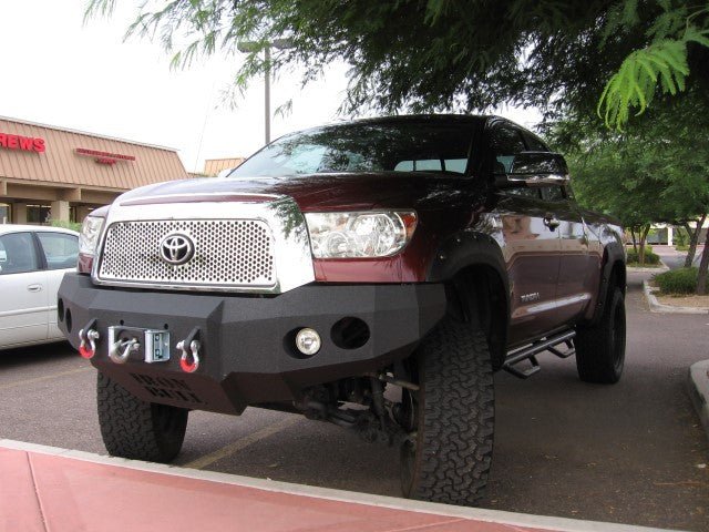 2007-2013 Toyota Tundra Front Bumper | Parking Sensor Cutouts Available - Iron Bull BumpersFRONT IRON BUMPER