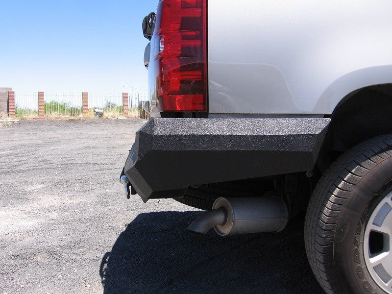 2007-2014 Chevrolet Tahoe Rear Bumper | Parking Sensor Cutouts Available - Iron Bull BumpersREAR IRON BUMPER