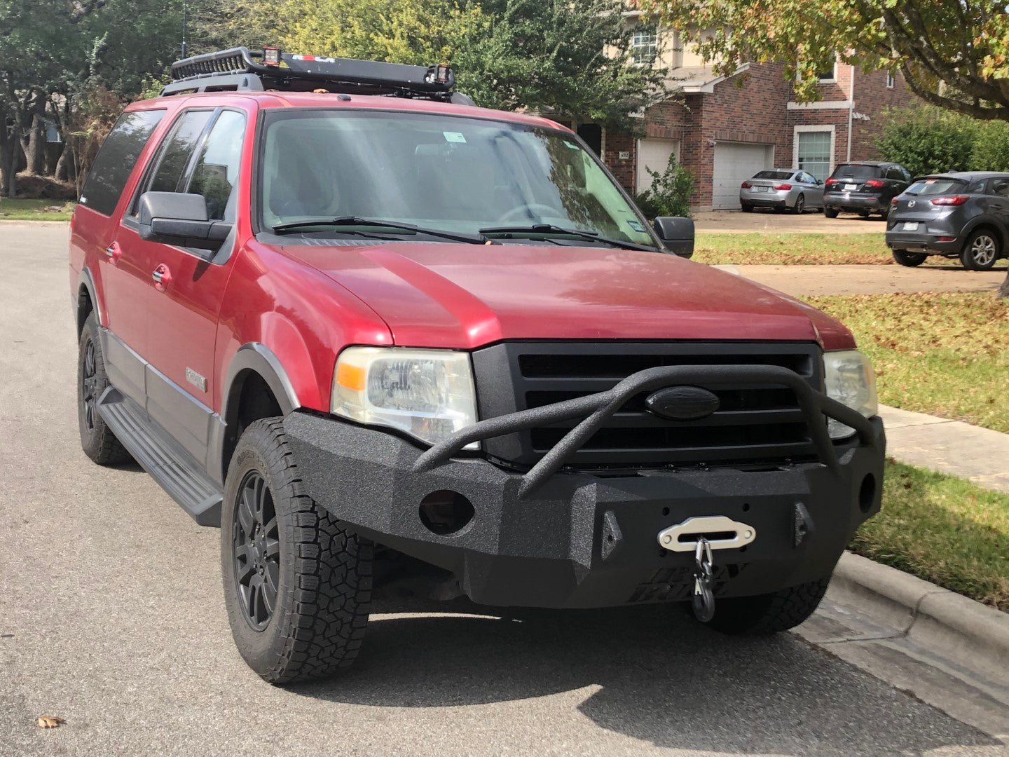 2007-2014 Ford Expedition Front Bumper | Parking Sensor Cutouts Available - Iron Bull BumpersFRONT IRON BUMPER