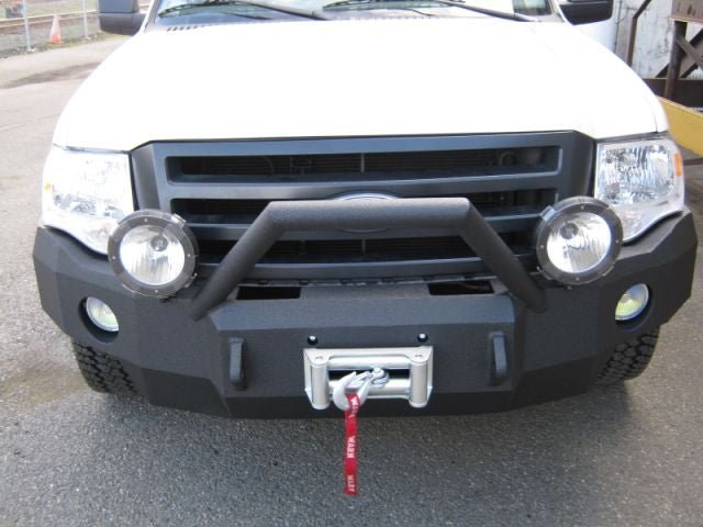 2007-2014 Ford Expedition Front Bumper | Parking Sensor Cutouts Available - Iron Bull BumpersFRONT IRON BUMPER