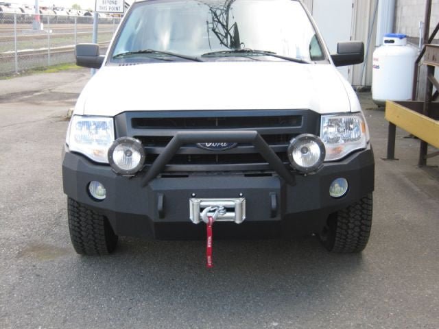 2007-2014 Ford Expedition Front Bumper | Parking Sensor Cutouts Available - Iron Bull BumpersFRONT IRON BUMPER