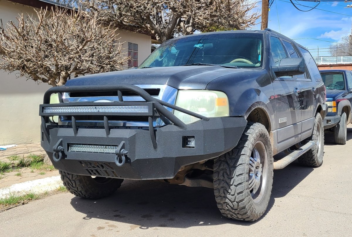 2007-2014 Ford Expedition Front Bumper | Parking Sensor Cutouts Available - Iron Bull BumpersFRONT IRON BUMPER