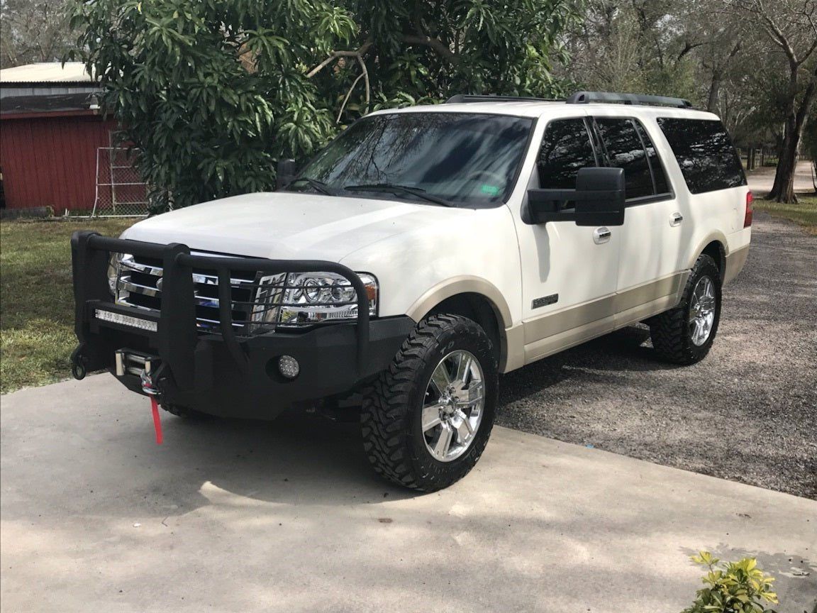 2007-2014 Ford Expedition Front Bumper | Parking Sensor Cutouts Available - Iron Bull BumpersFRONT IRON BUMPER