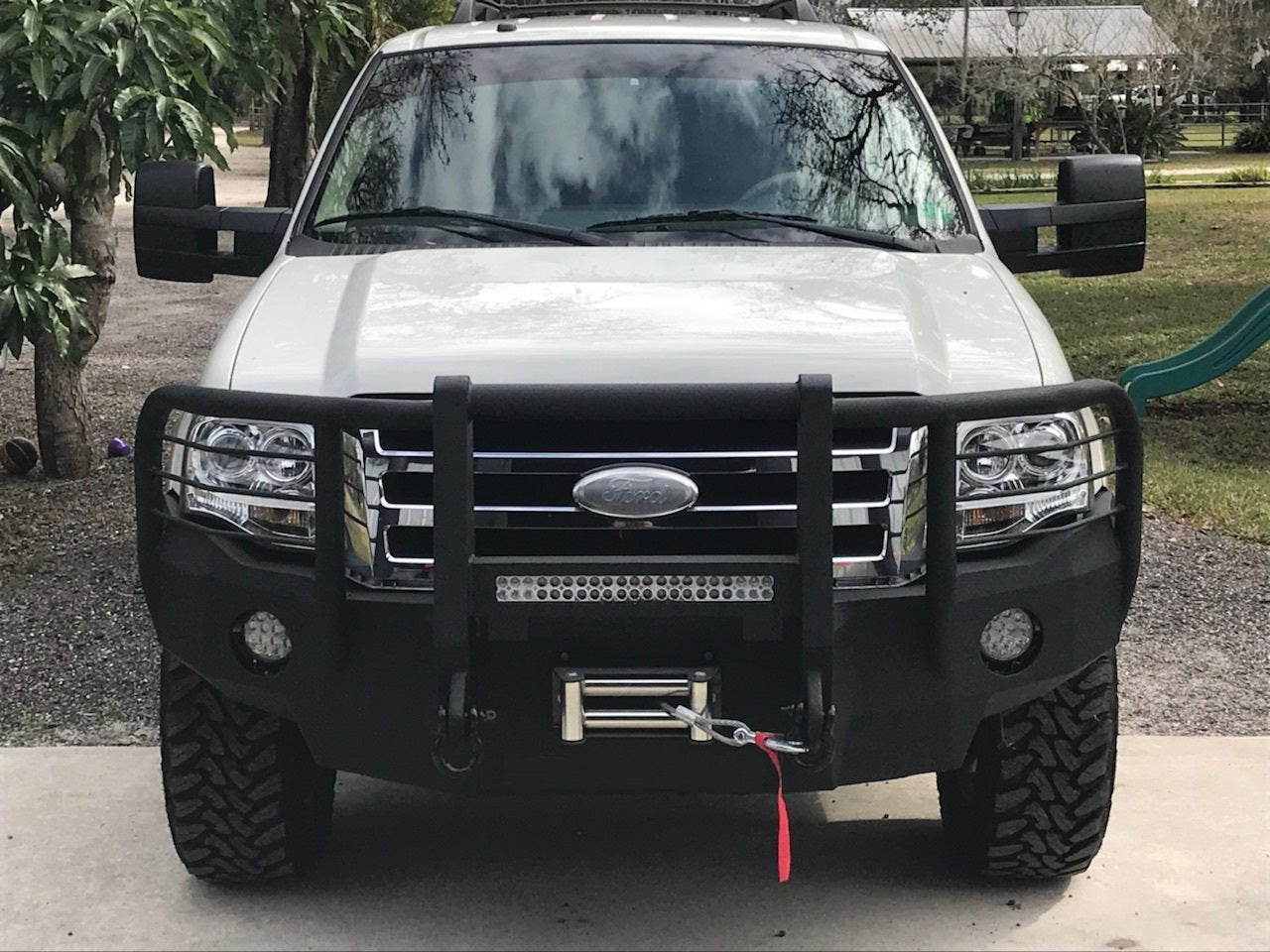 2007-2014 Ford Expedition Front Bumper | Parking Sensor Cutouts Available - Iron Bull BumpersFRONT IRON BUMPER