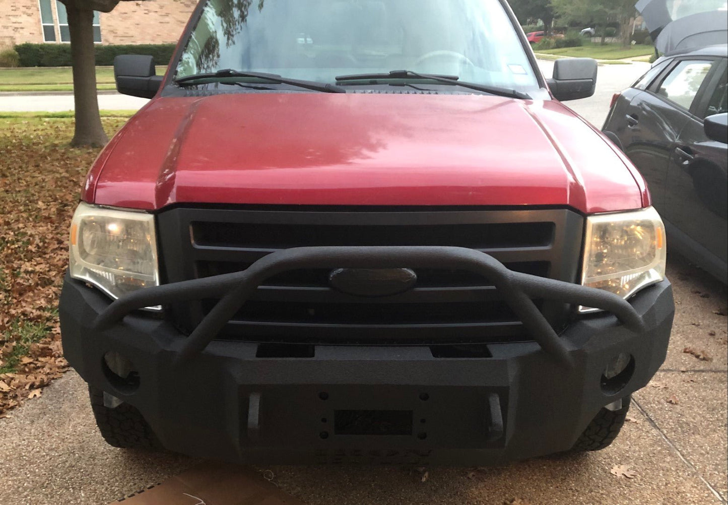 2007-2014 Ford Expedition Front Bumper | Parking Sensor Cutouts Available - Iron Bull BumpersFRONT IRON BUMPER