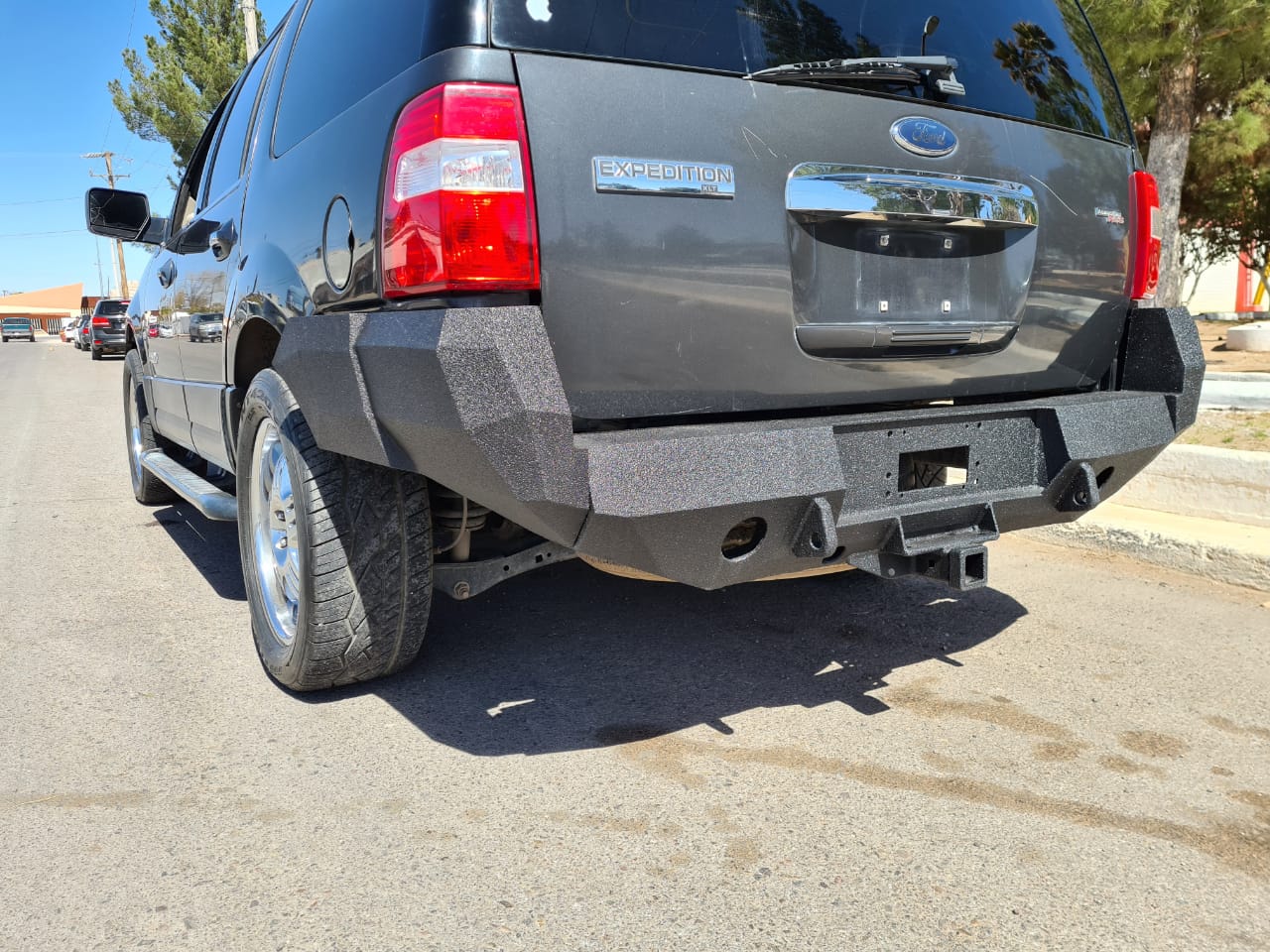 2007-2014 Ford Expedition Rear Bumper (NON EL) - Iron Bull BumpersREAR IRON BUMPER