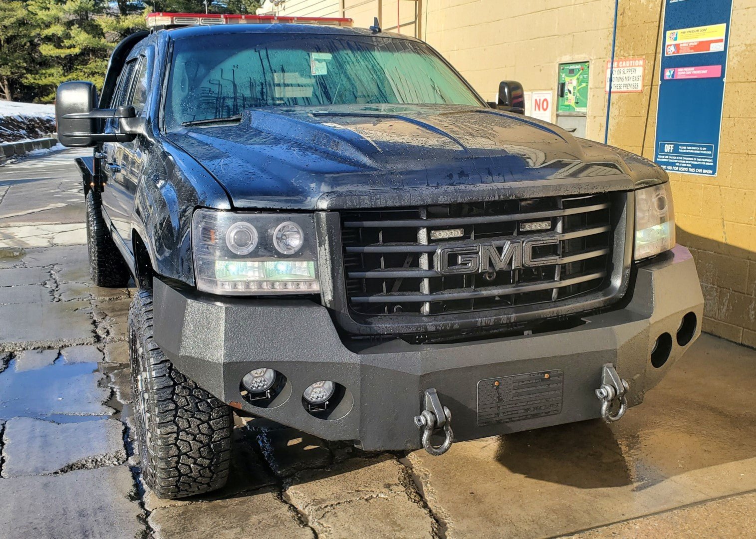 2007-2014 GMC Sierra 2500/3500 Front Bumper - Iron Bull BumpersFRONT IRON BUMPER