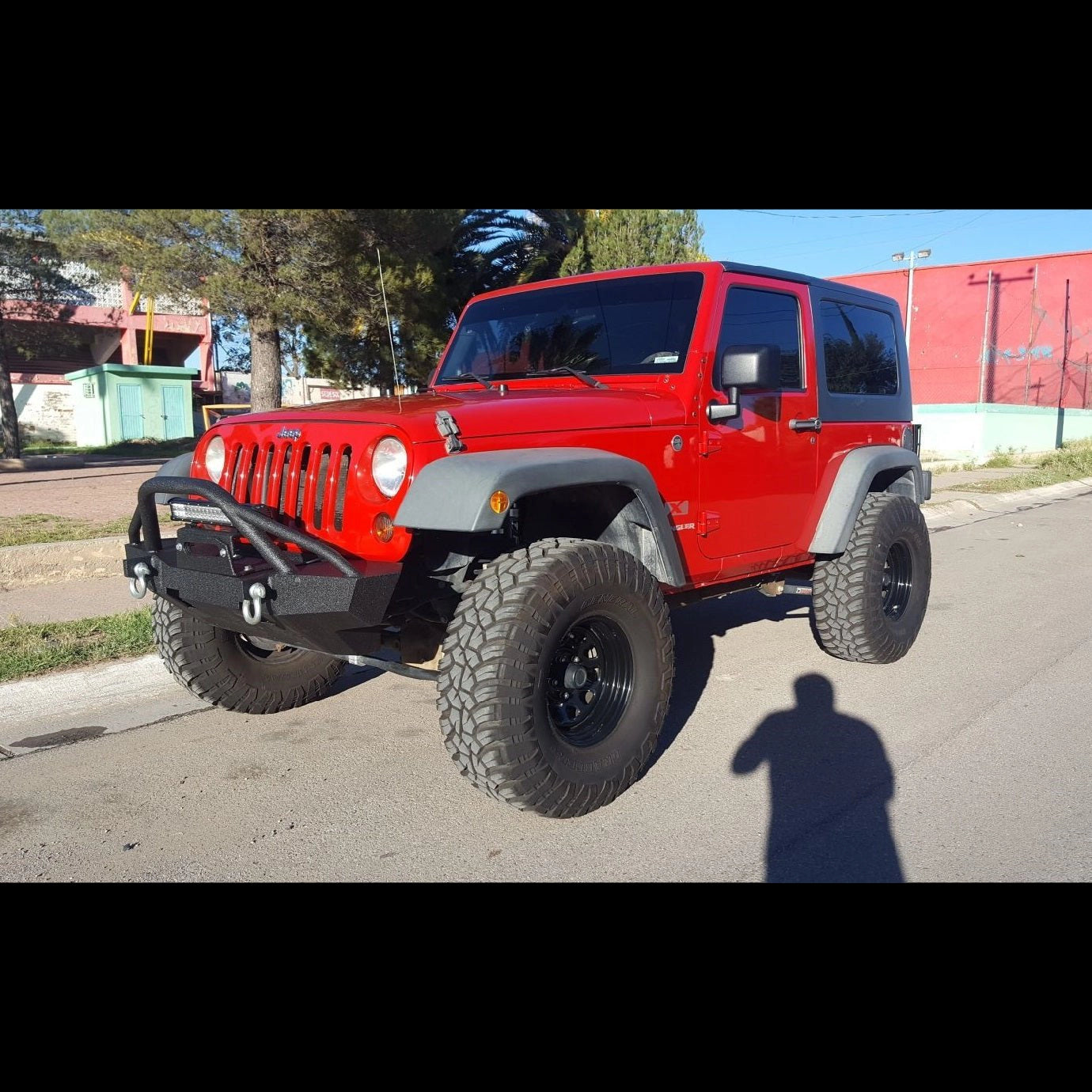 jeep wrangler shovle head bumper