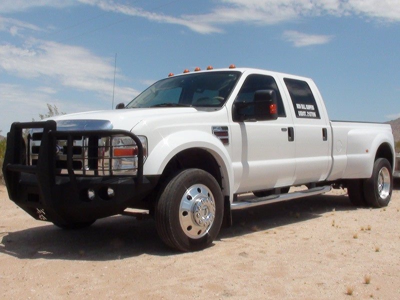 2008-2010 Ford F450/F550 Front Bumper With Fender Flare Adapters - Iron Bull BumpersFRONT IRON BUMPER
