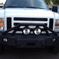 2008-2010 Ford F450/F550 Front Bumper With Fender Flare Adapters - Iron Bull BumpersFRONT IRON BUMPER