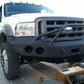 2008-2010 Ford F450/F550 Front Bumper With Fender Flare Adapters - Iron Bull BumpersFRONT IRON BUMPER