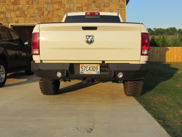 2009-2017 RAM 1500 Rear Bumper | Parking Sensor Cutouts Available - Iron Bull BumpersREAR IRON BUMPER