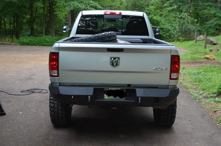 2009-2017 RAM 1500 Rear Bumper | Parking Sensor Cutouts Available - Iron Bull BumpersREAR IRON BUMPER