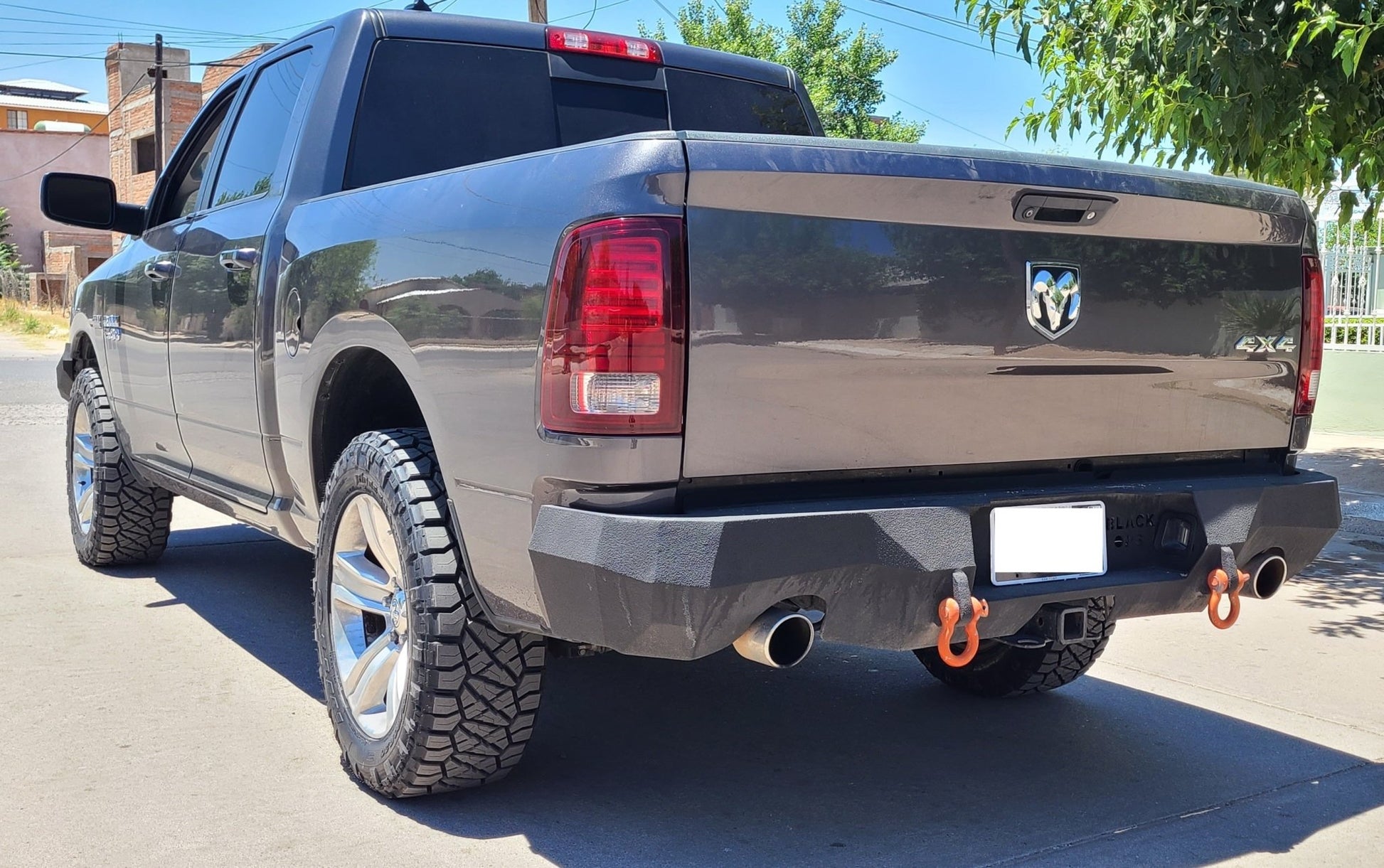 2009-2018 (2021 Classic Only) RAM 1500 Rebel/Sport Rear Bumper- Iron Bull BumpersREAR IRON BUMPER