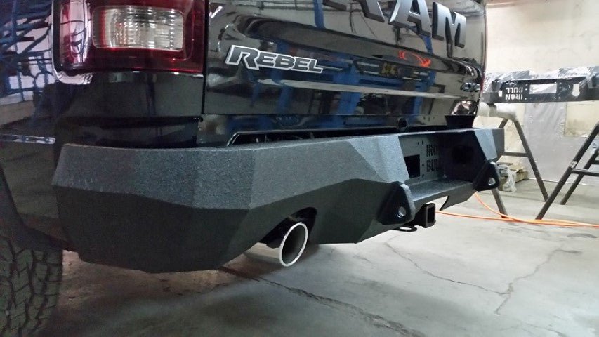2009-2018 (2021 Classic Only) RAM 1500 Rebel/Sport Rear Bumper- Iron Bull BumpersREAR IRON BUMPER