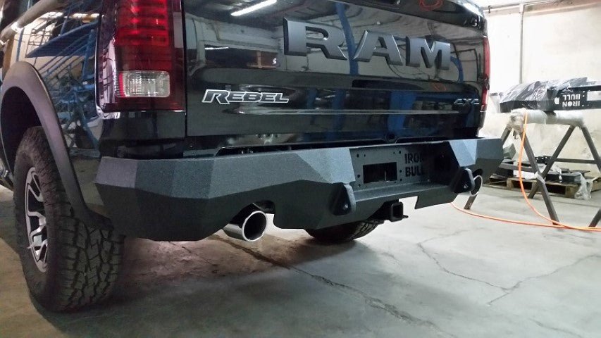2009-2018 (2021 Classic Only) RAM 1500 Rebel/Sport Rear Bumper- Iron Bull BumpersREAR IRON BUMPER