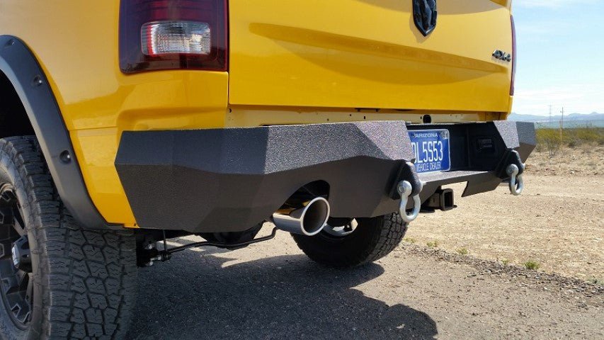 2009-2018 (2021 Classic Only) RAM 1500 Rebel/Sport Rear Bumper- Iron Bull BumpersREAR IRON BUMPER