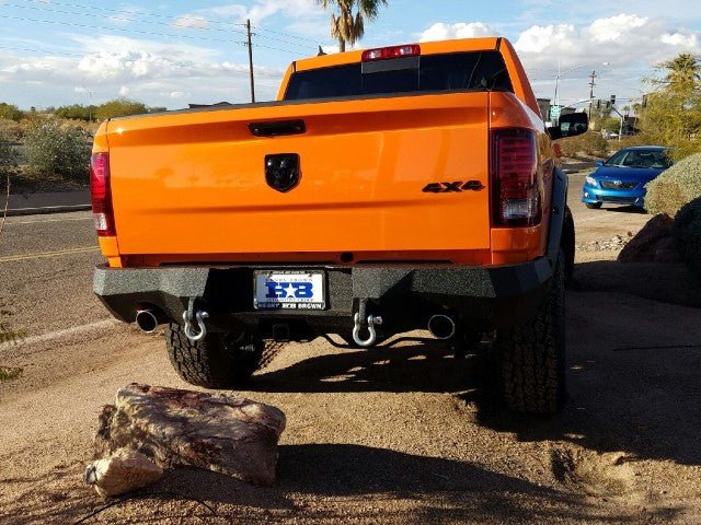 2009-2018 (2021 Classic Only) RAM 1500 Rebel/Sport Rear Bumper- Iron Bull BumpersREAR IRON BUMPER
