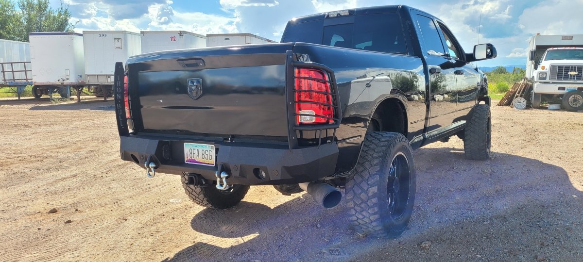 2009-2018 (2021 Classic Only) RAM 1500 Rebel/Sport Rear Bumper- Iron Bull BumpersREAR IRON BUMPER