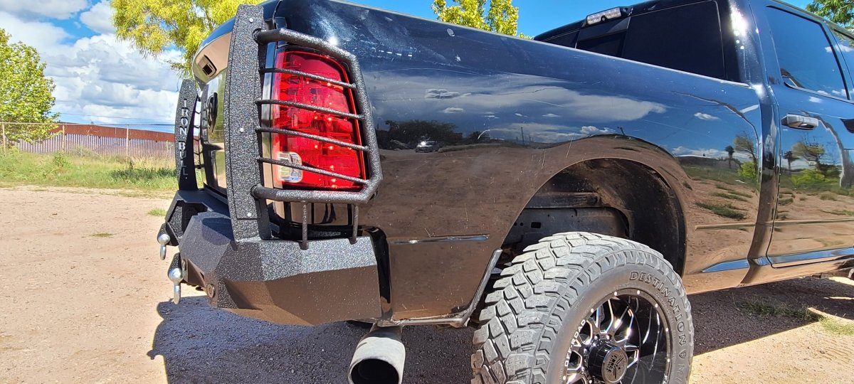 2009-2022 RAM (Classic) 1500 Rear Bumper | Parking Sensor Cutouts Available - Iron Bull BumpersREAR IRON BUMPER