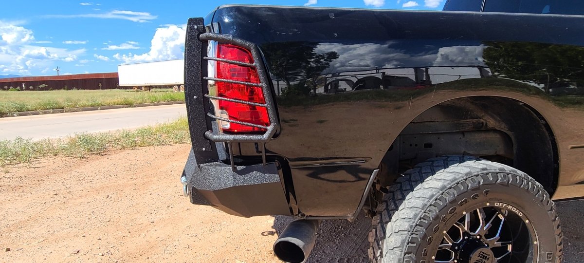 2009-2022 RAM (Classic) 1500 Rear Bumper | Parking Sensor Cutouts Available - Iron Bull BumpersREAR IRON BUMPER