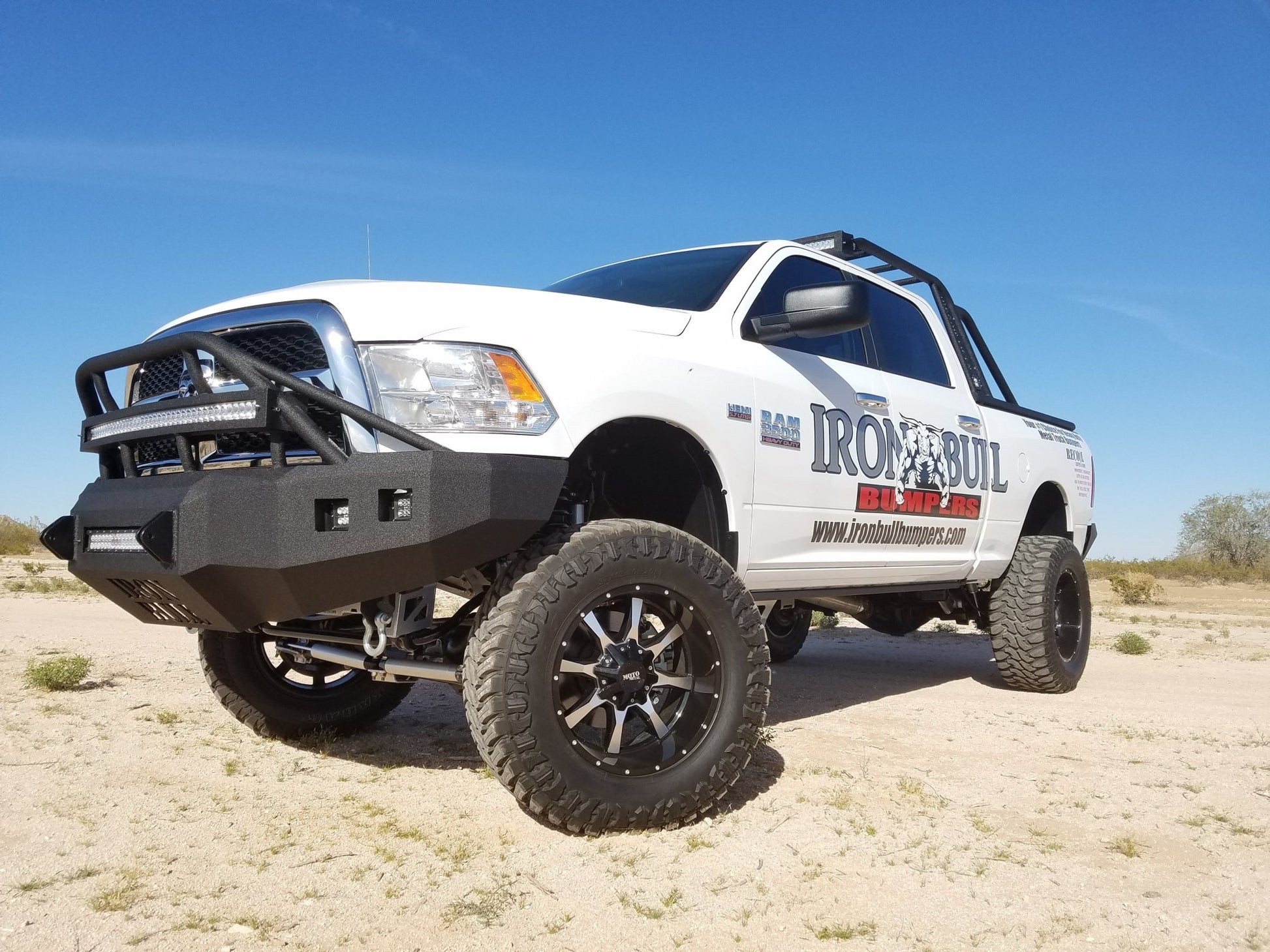 2010-2019 RAM 2500/3500 Front Bumper | Parking Sensor Cutouts Available - Front Truck Winch Bumper