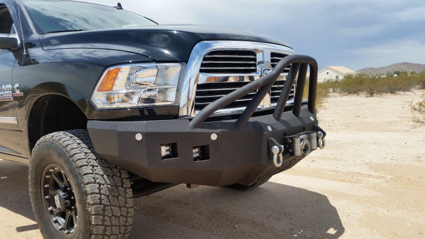 2010-2019 RAM 2500/3500 Front Bumper | Parking Sensor Cutouts Available - Front Truck Winch Bumper