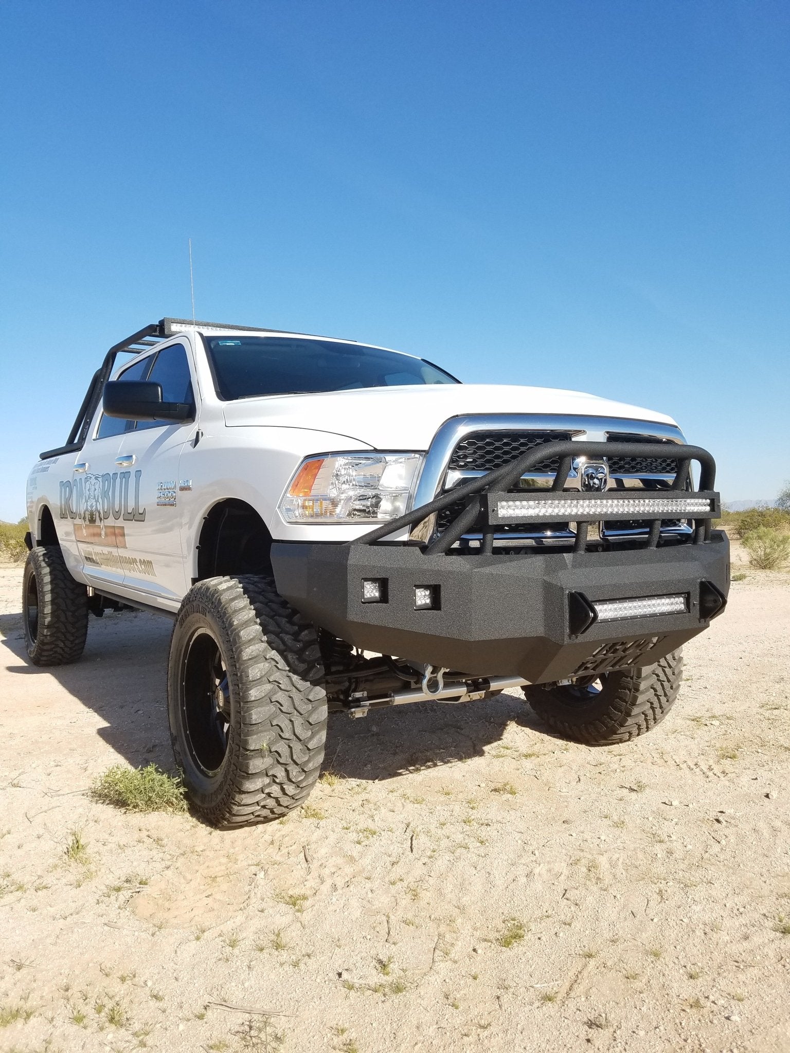 2010-2019 RAM 2500/3500 Front Bumper | Parking Sensor Cutouts Available - Front Truck Winch Bumper