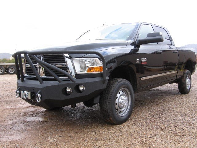 2010-2019 RAM 2500/3500 Front Bumper | Parking Sensor Cutouts Available - Iron Bull BumpersFRONT IRON BUMPER