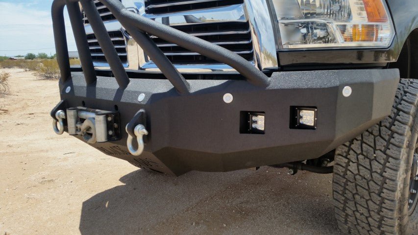 2010-2019 RAM 2500/3500 Front Bumper | Parking Sensor Cutouts Available - Iron Bull BumpersFRONT IRON BUMPER