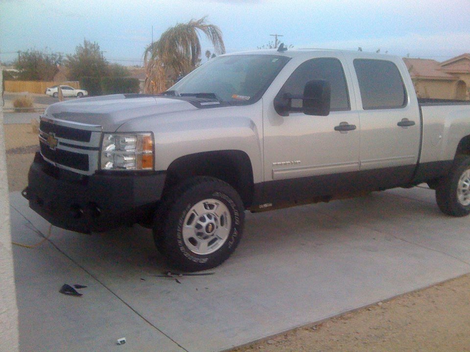 2011-2014 Chevrolet Silverado 2500/3500 Front Bumper - Iron Bull BumpersFRONT IRON BUMPER