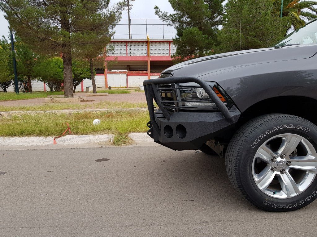 2013-2022 Classic Only RAM 1500 Sport Front Bumper | Parking Sensor Cutouts Available - Iron Bull Bumpers