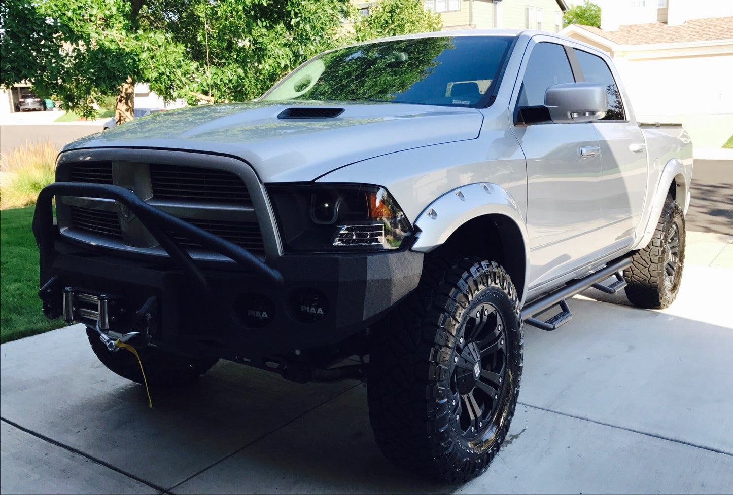2013-2022 Classic Only RAM 1500 Sport Front Bumper | Parking Sensor Cutouts Available - Iron Bull Bumpers