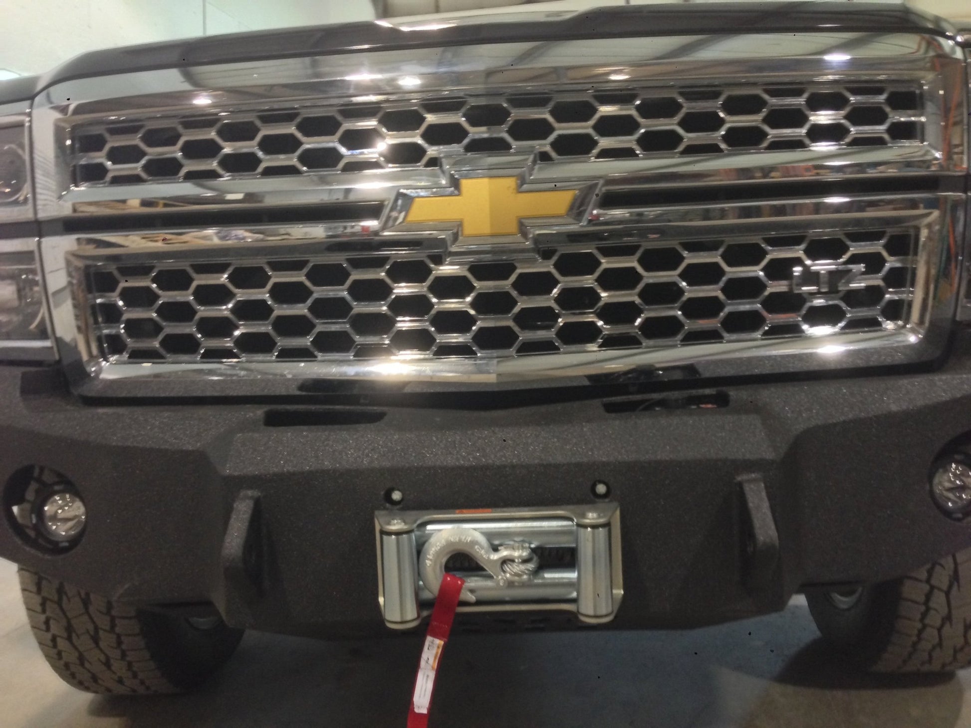 2014-2015 Chevrolet Silverado 1500 Front Bumper | Parking Sensor Cutouts Available - Iron Bull BumpersFRONT IRON BUMPER